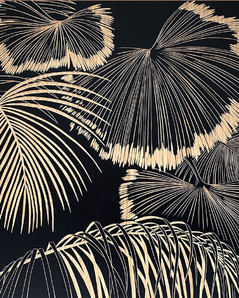 Paintings - PALM LEAF - SO SKIN - IDASY