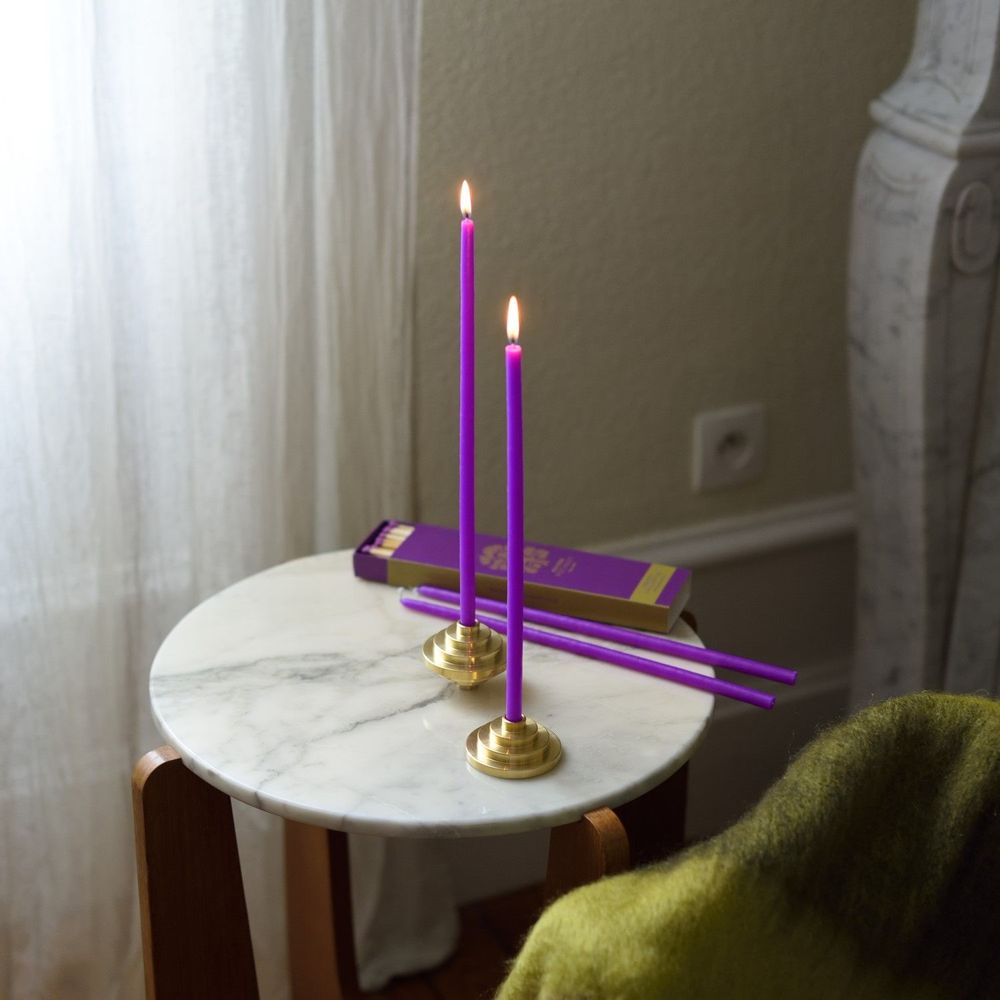 Décorations pour tables de Noël - Bougeoir laiton Folies 1925 - MAISON PECHAVY