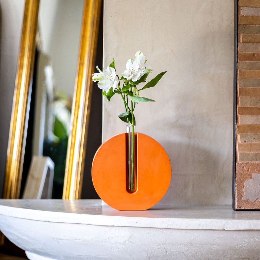 Vases - Soliflore en béton coloré - JUNNY