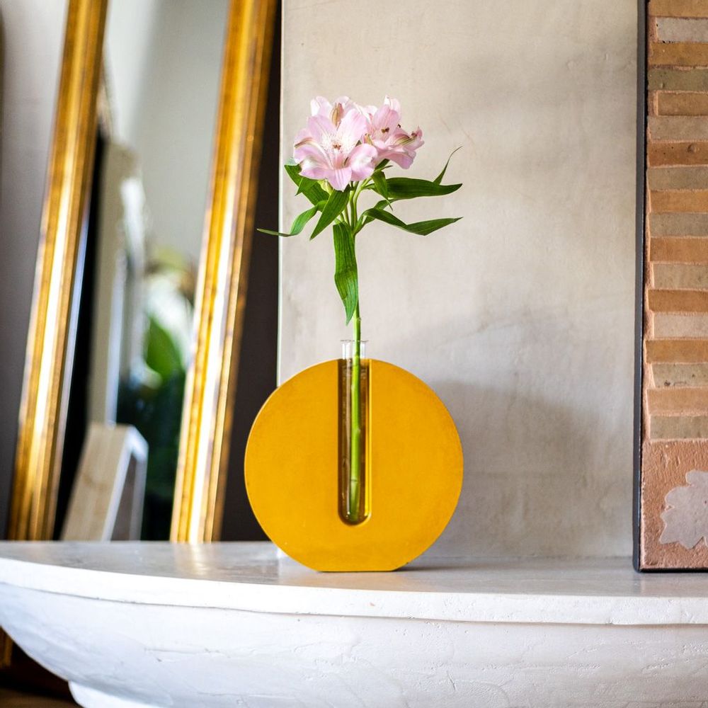 Vases - Soliflore en béton coloré - JUNNY