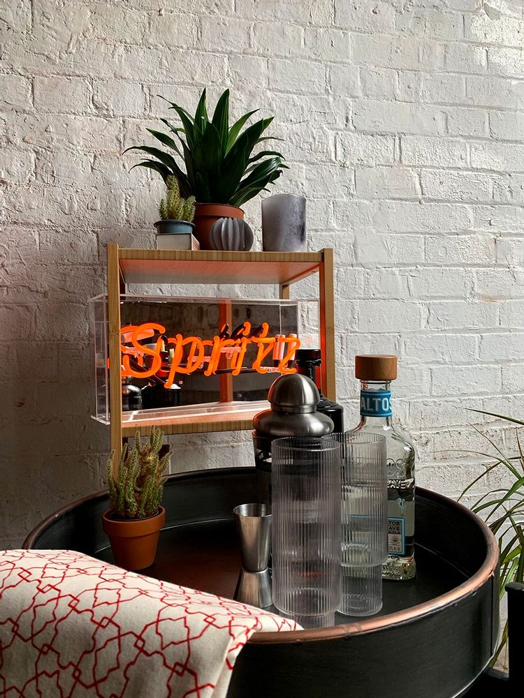 Table lamps - 'Spritz' Glass Neon Sign - LOCOMOCEAN