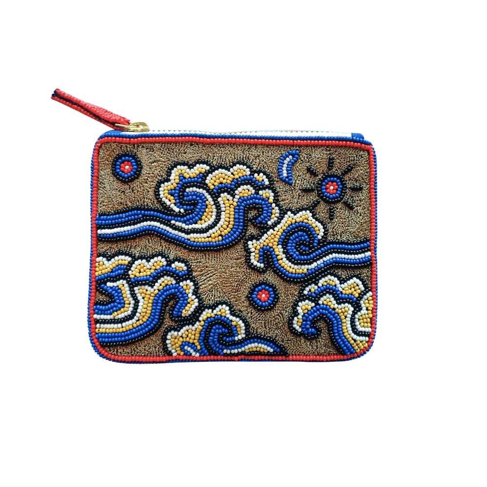 Petite maroquinerie - Porte monnaie Cool Karma Blue - SOPHIE CANO PARIS