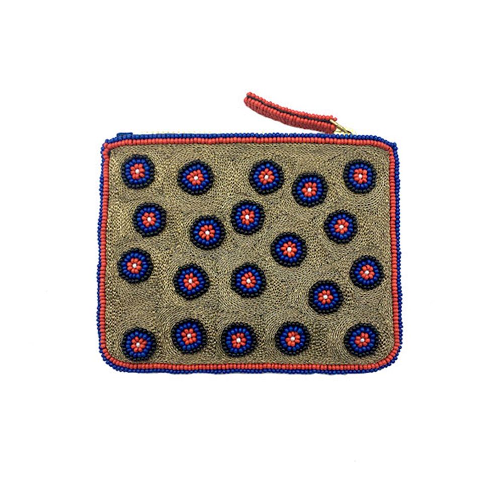 Petite maroquinerie - Porte monnaie Cool Karma Blue - SOPHIE CANO PARIS