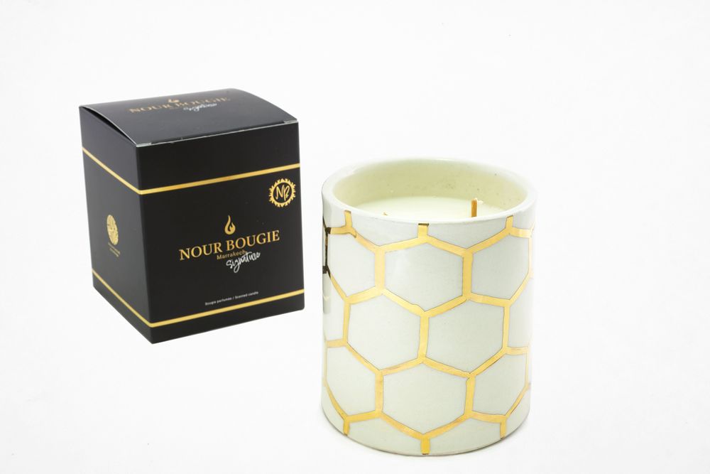 Céramique - ABELHA HONEY COMB - NOUR BOUGIE