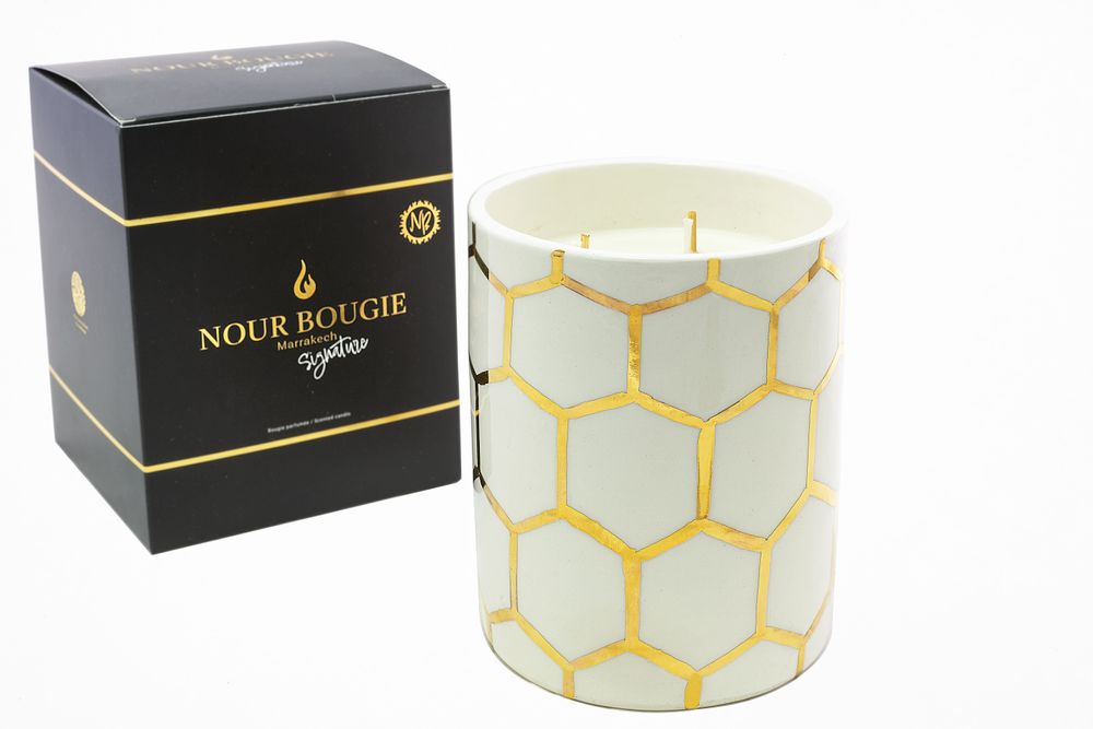 Céramique - ABELHA HONEY COMB - NOUR BOUGIE
