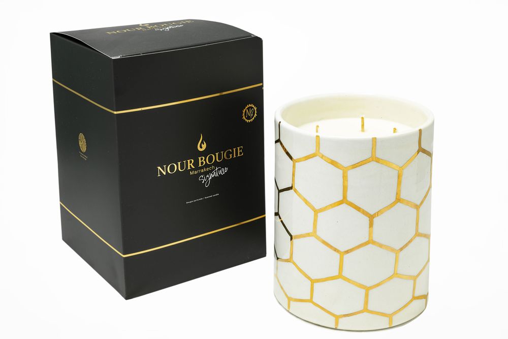 Céramique - ABELHA HONEY COMB - NOUR BOUGIE