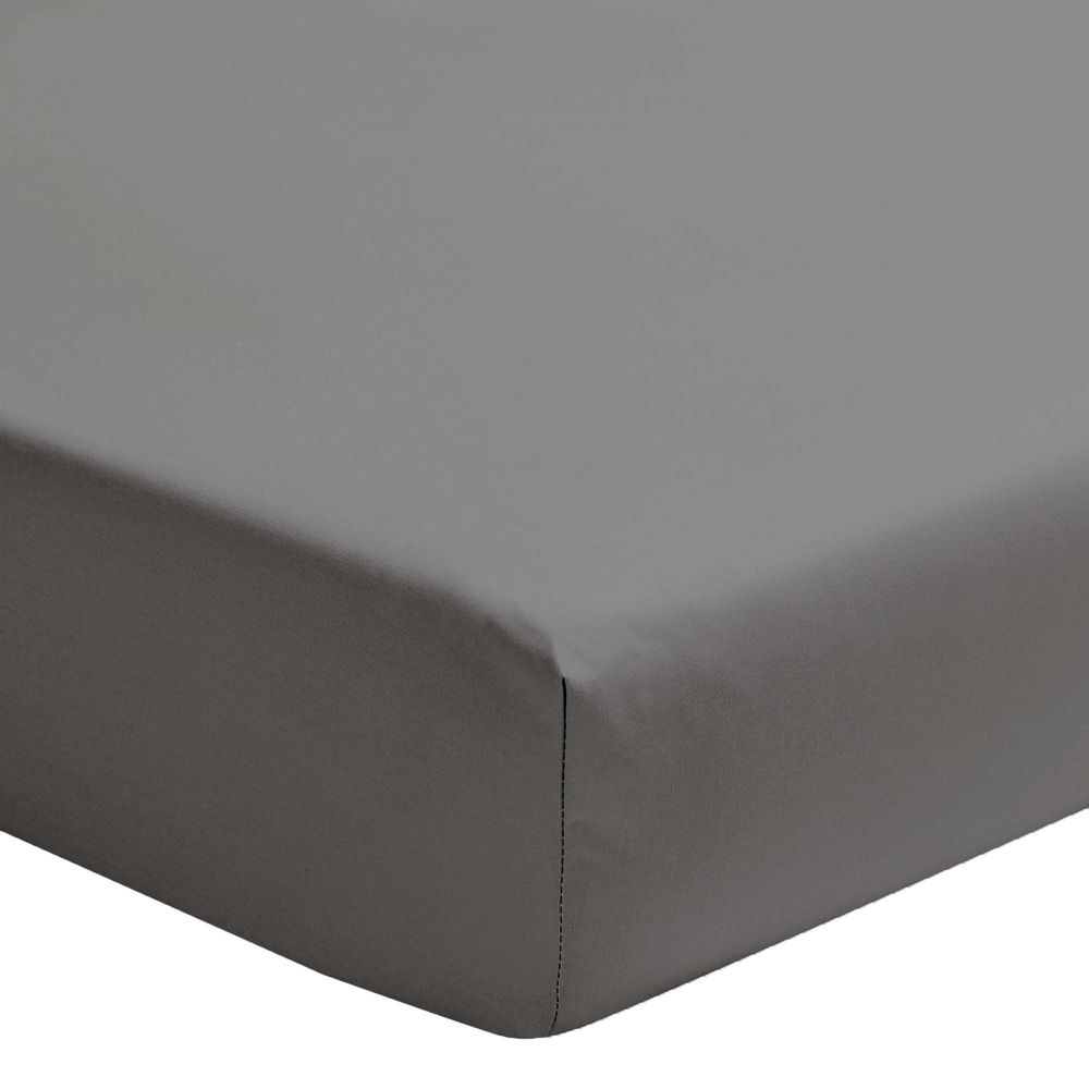 Linge de lit - Première Basalte - Parure de lit en percale de coton - ESSIX