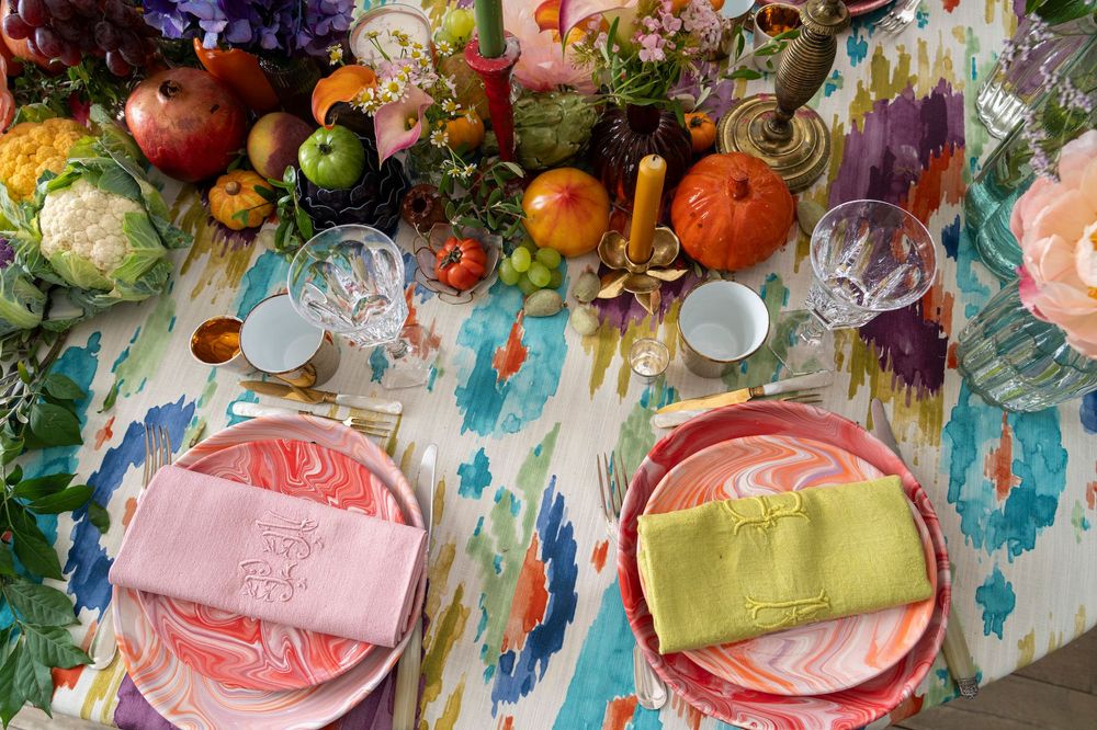 Decorative objects - ceramic plate, table service - IOM INES-OLYMPE MERCADAL