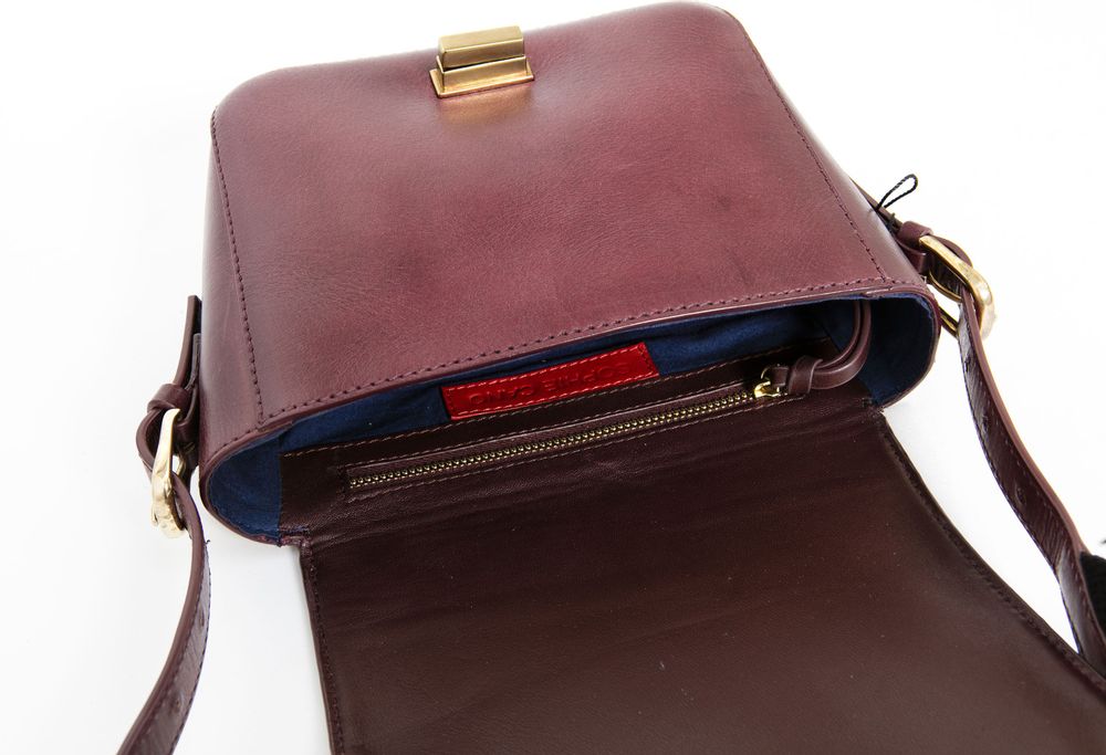Sacs et cabas - Sac burgundi boxy - SOPHIE CANO PARIS