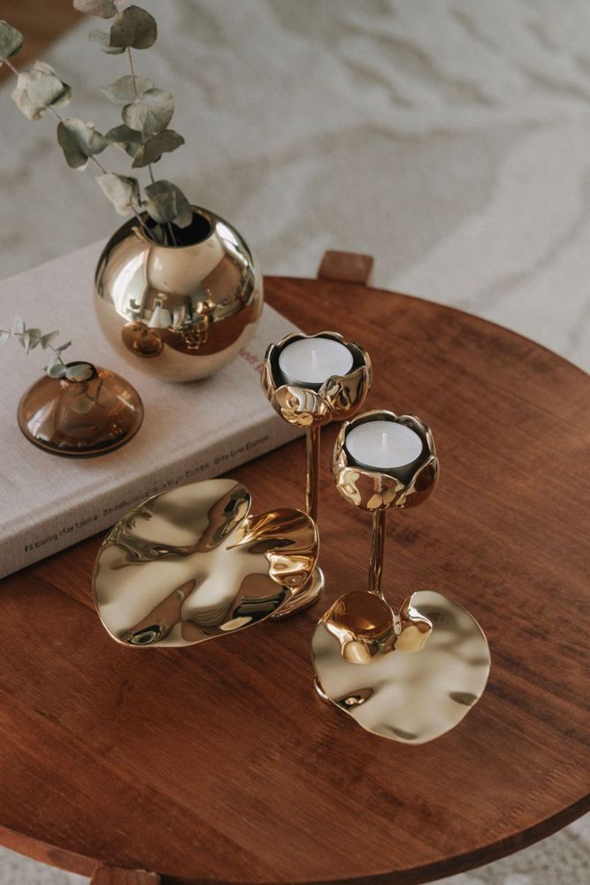 Bougeoirs et photophores  - Chandelier Ninfea No.2 - HILKE COLLECTION AB