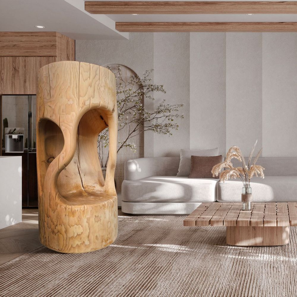 Objets design - BIENVEILLANCE (Cèdre) - PRESENCE ART & DESIGN