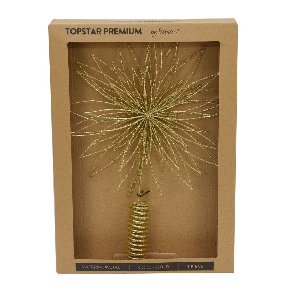 Guirlandes et boules de Noël - Étoile de sapin de Noël Topstar Premium - Or - BY BENSON