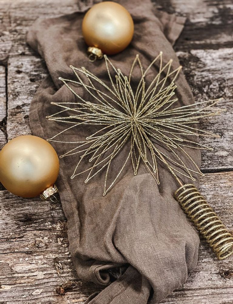 Guirlandes et boules de Noël - Étoile de sapin de Noël Topstar Premium - Or - BY BENSON