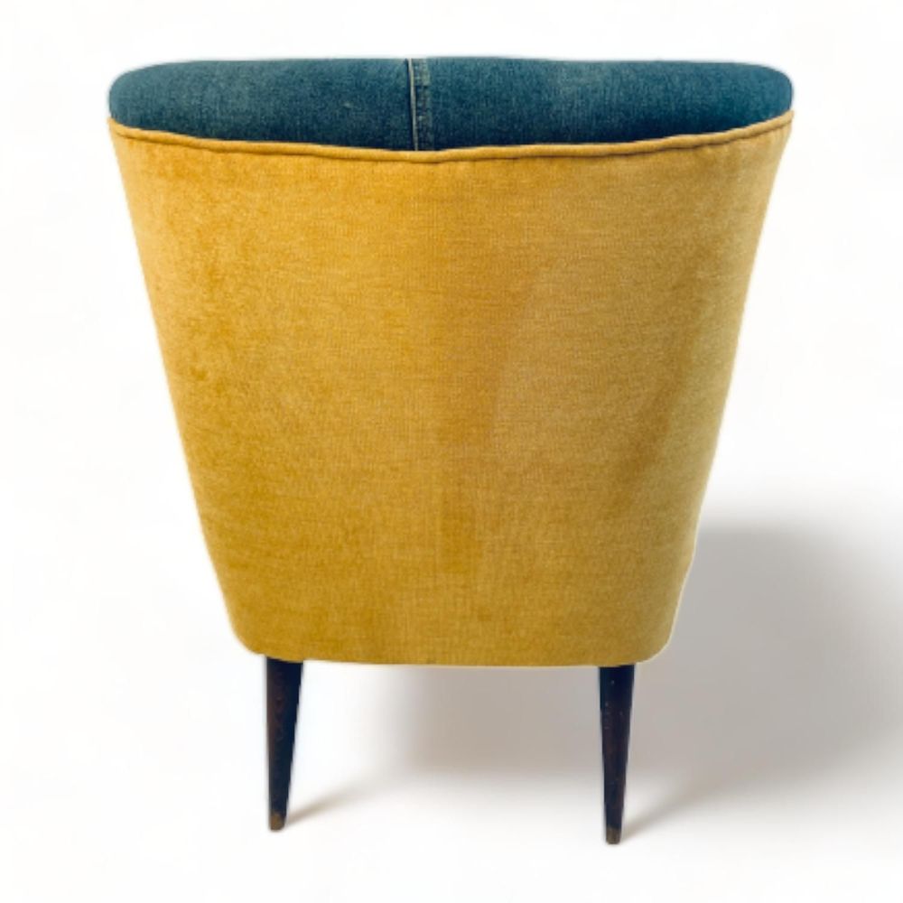 Unique pieces - Cocktail Chair" Western Jeans” |Unique Piece | Eco-friendly | Handmade - ATYPIKAL COLLECTION