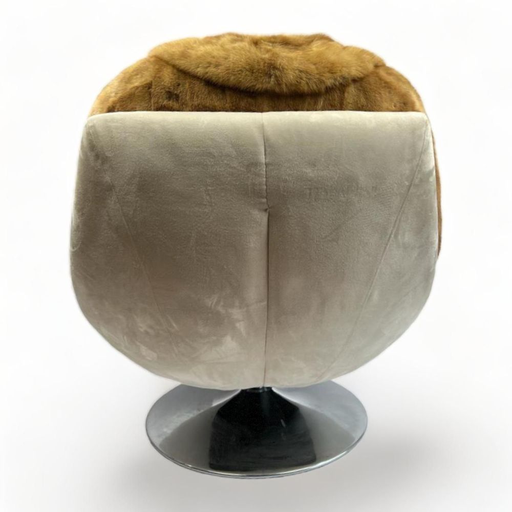 Unique pieces - Vintage swivel armchair\” Mister Teddy Bear\” | Unique Piece | Eco-friendly | Handmade - ATYPIKAL COLLECTION