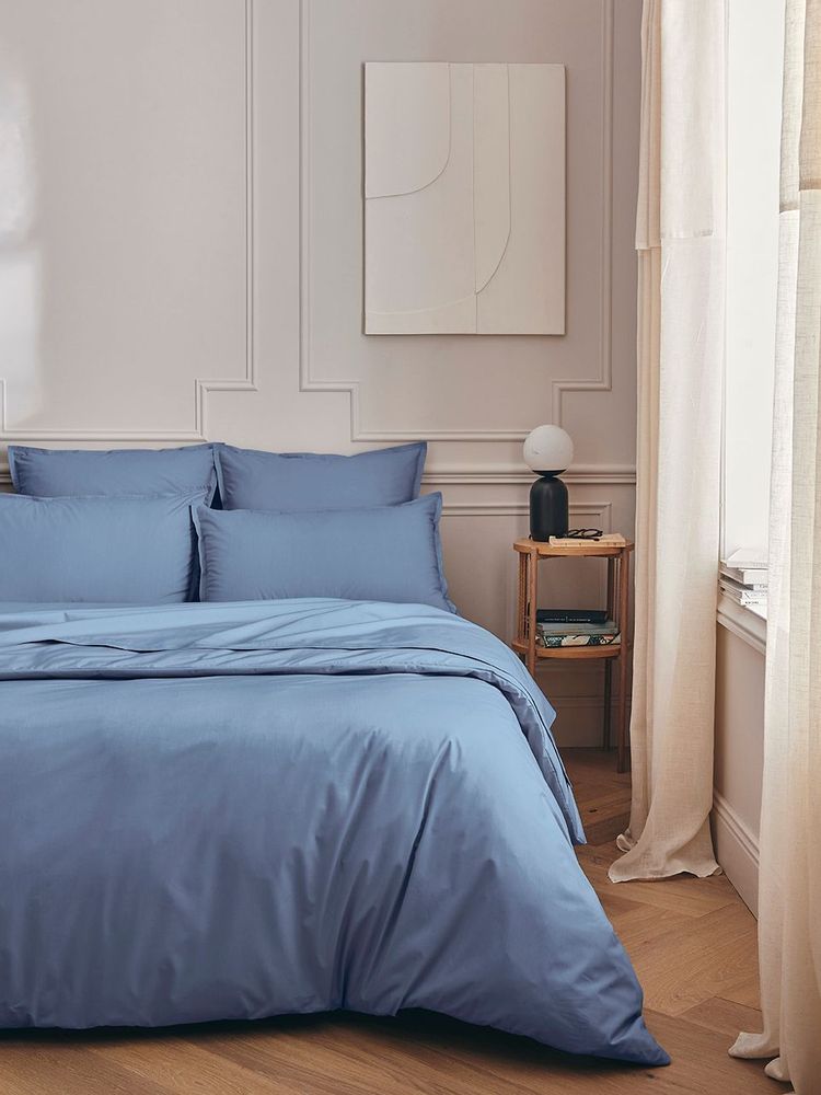 Bed linens - Première Bleu Olympe - Cotton Percale Bed Set - ESSIX