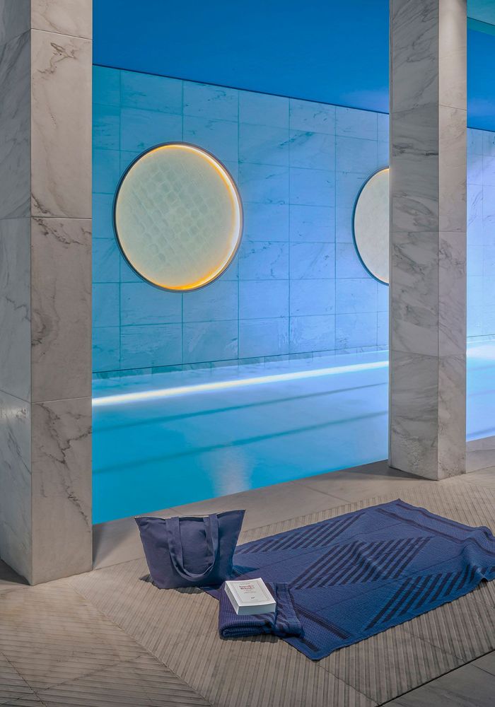 Serviettes de bain - Serviette de bain Bath Club en Coton - LE JACQUARD FRANCAIS HOSPITALITY