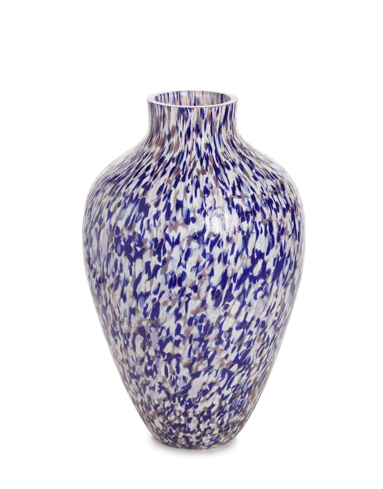 Vases - Macchia su Macchia Purple & Blue & Ivory Olla Vase Tall - STORIES OF ITALY