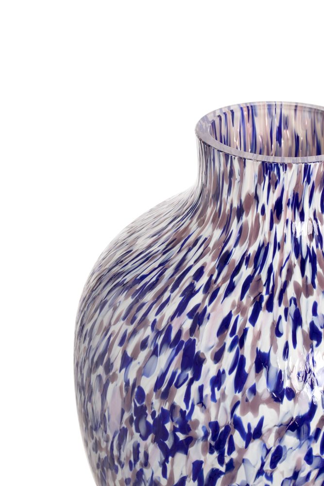 Vases - Macchia su Macchia Purple & Blue & Ivory Olla Vase Tall - STORIES OF ITALY