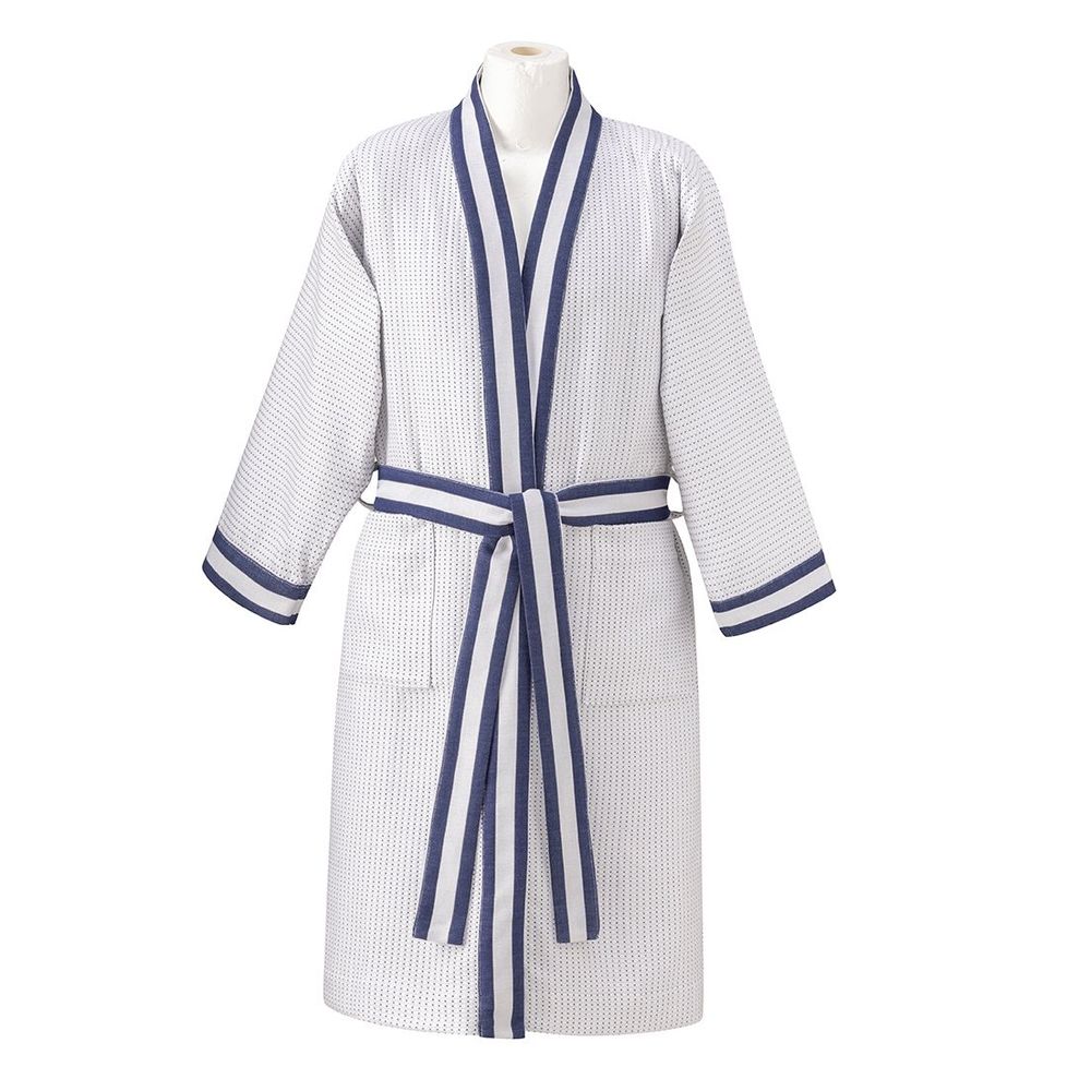 Peignoirs - Peignoir Bath Club en Coton - LE JACQUARD FRANCAIS