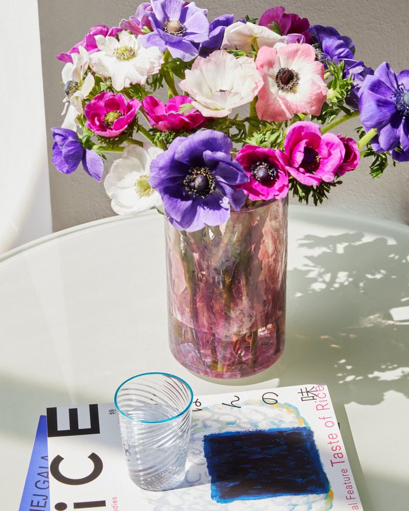 Vases - Watercolor Ruby Vase Tall - STORIES OF ITALY