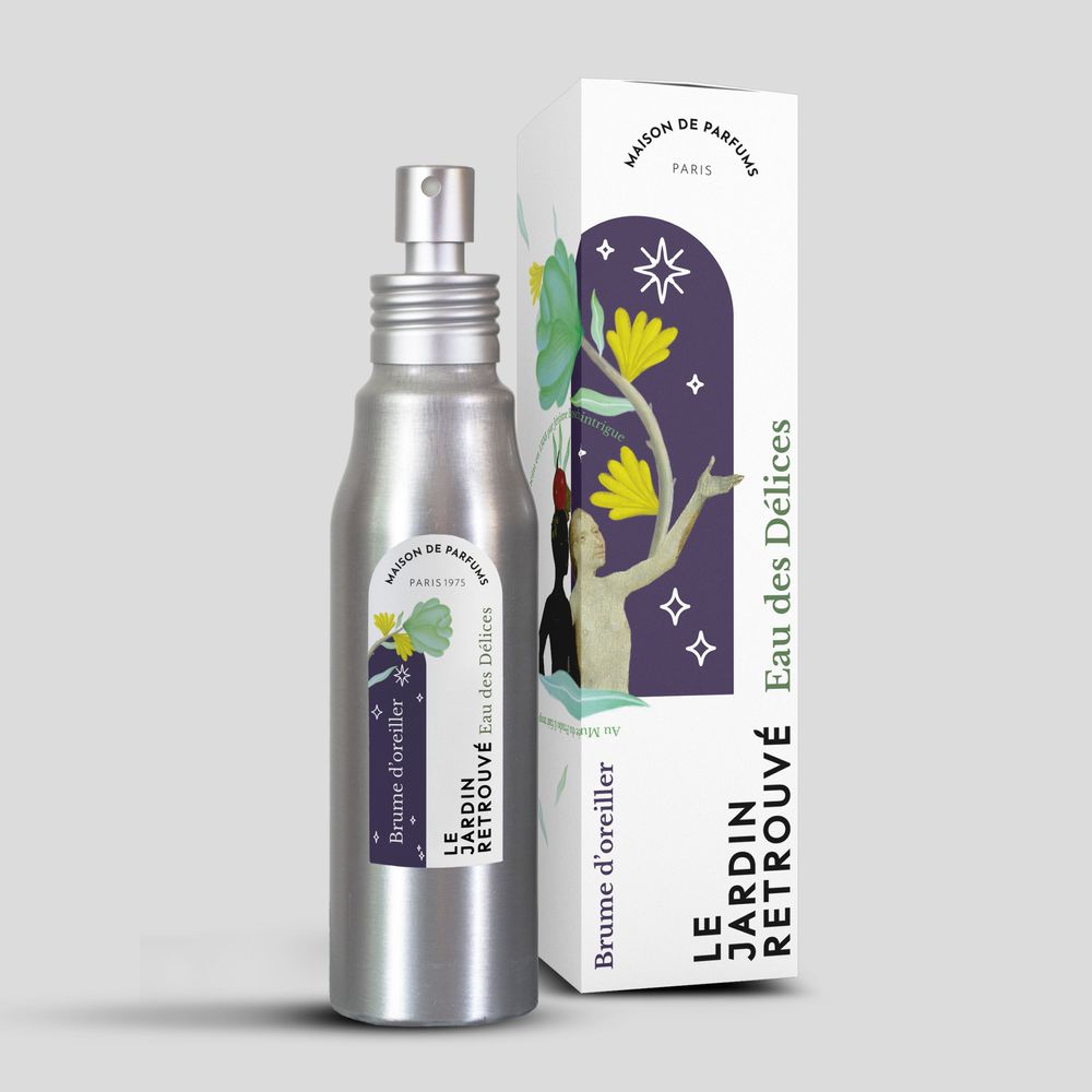 Parfums d'intérieur - Brume d'Oreiller Eau des Délices 125ml - LE JARDIN RETROUVÉ