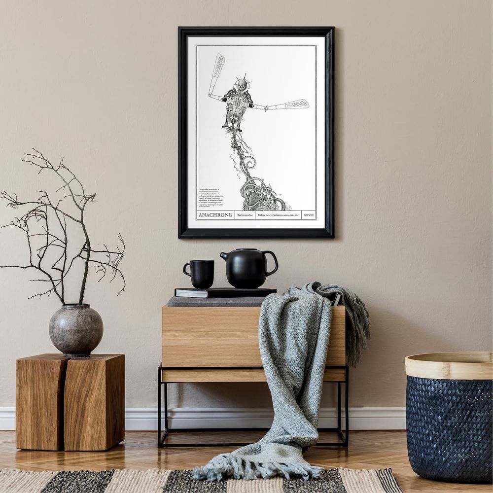 Aménagements pour bureau - Balise - affiche bord de mer - ANACHRONES