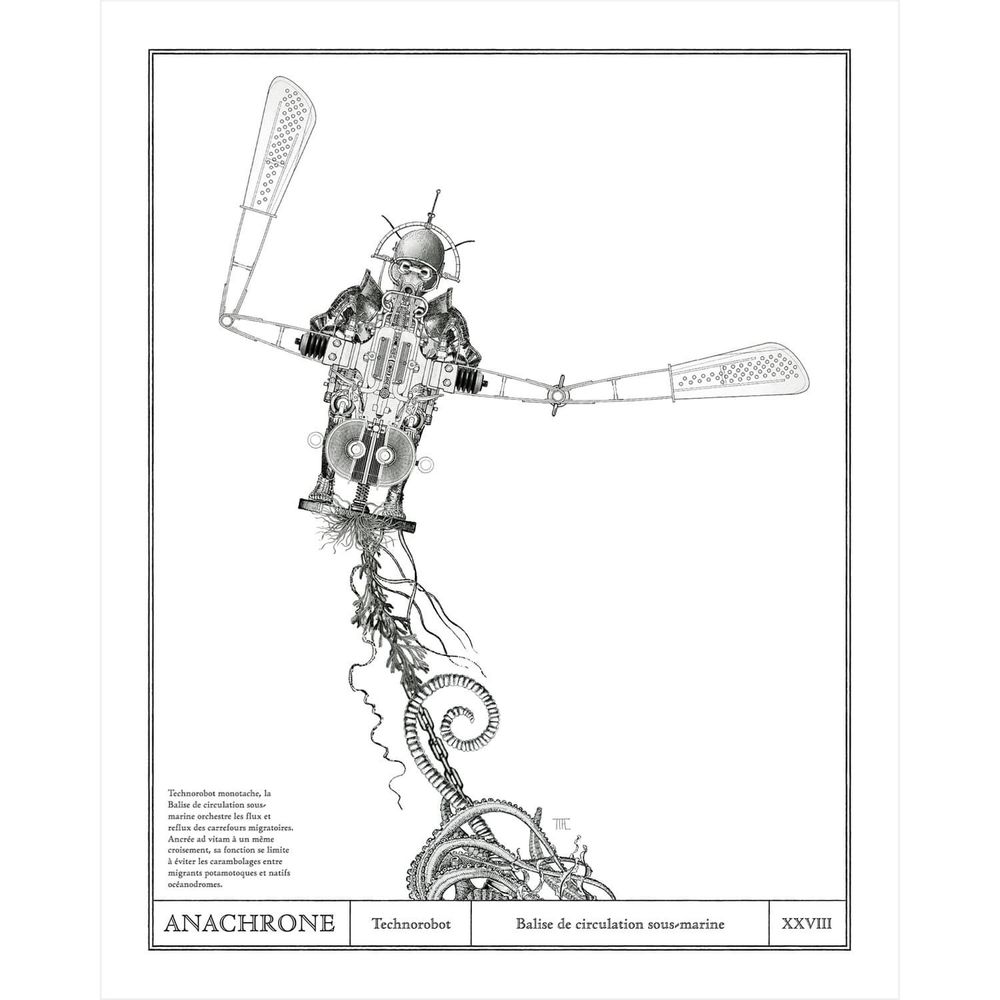 Aménagements pour bureau - Balise - affiche bord de mer - ANACHRONES