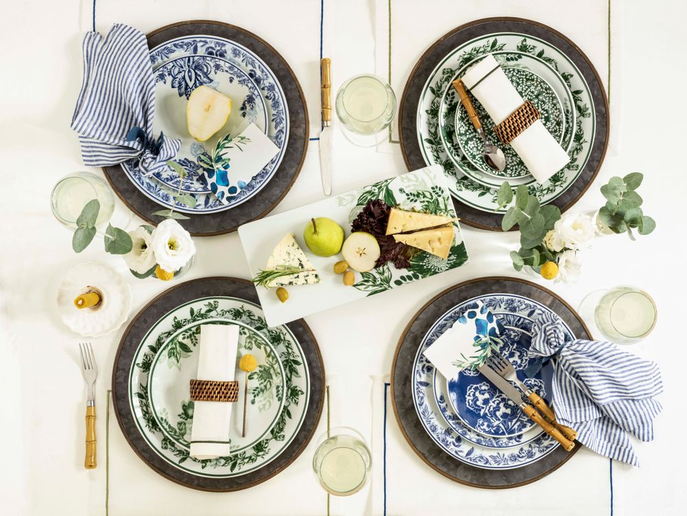 Assiettes au quotidien - Collection de jardins victoriens - FERN&CO.