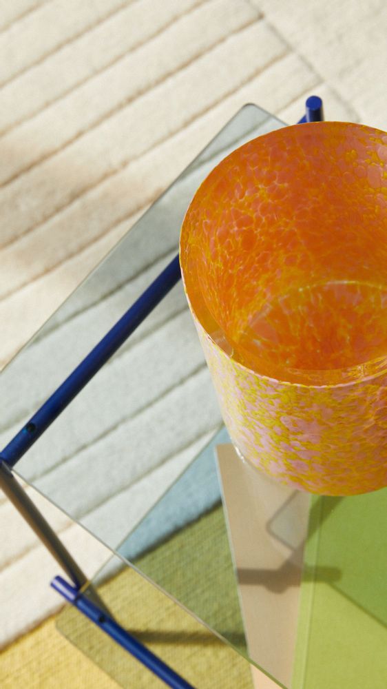Vases - Macchia su Macchia Yellow & Pink Vase Medium - STORIES OF ITALY