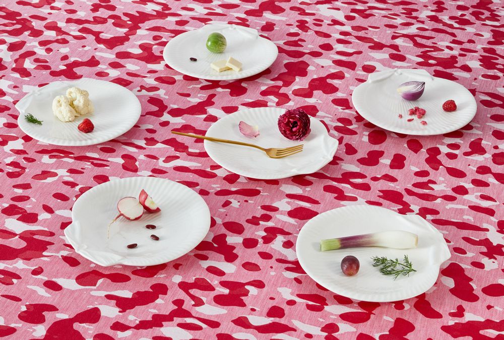 Assiettes de réception - Venus White Dessert Plates - STORIES OF ITALY
