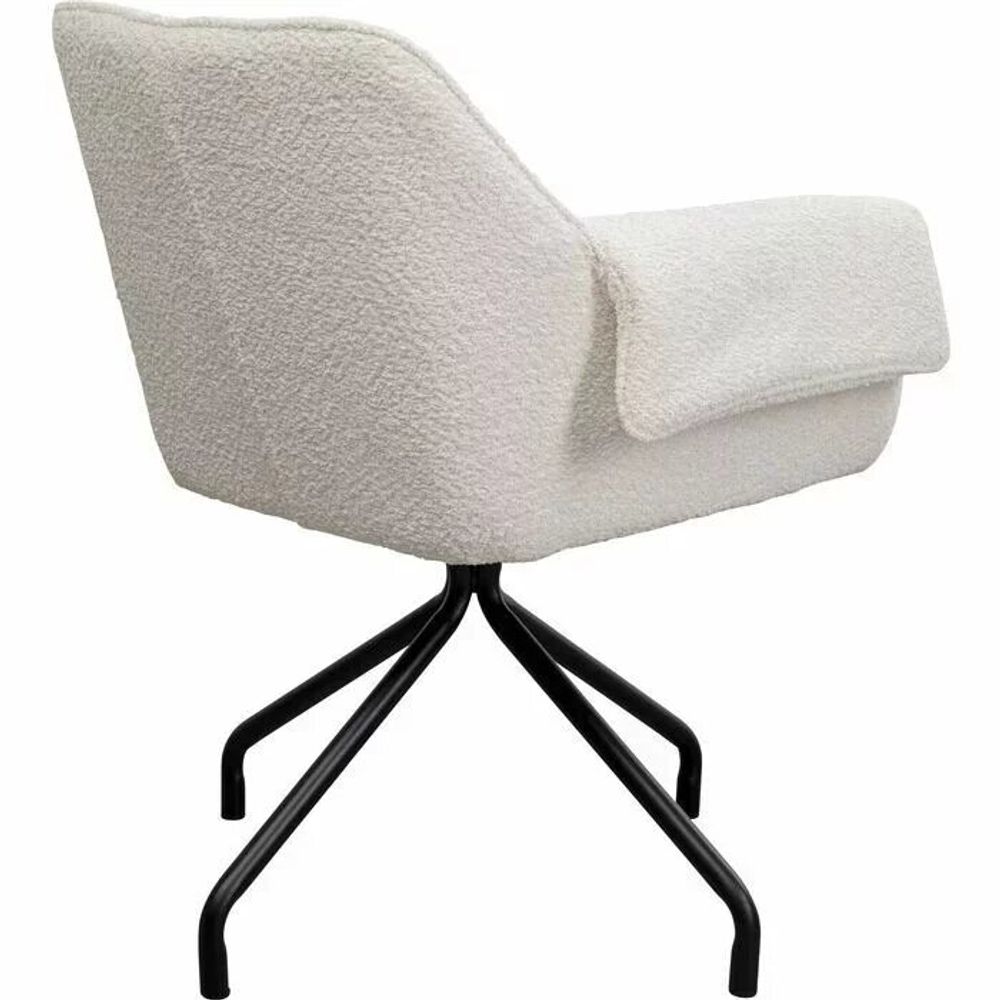 Armchairs - Swivel Chair Bess Cream - KARE DESIGN