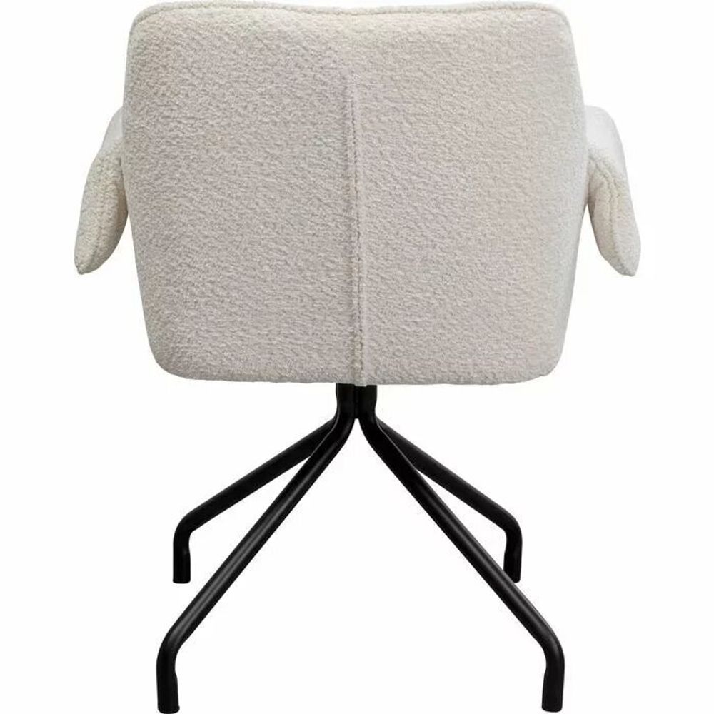Armchairs - Swivel Chair Bess Cream - KARE DESIGN