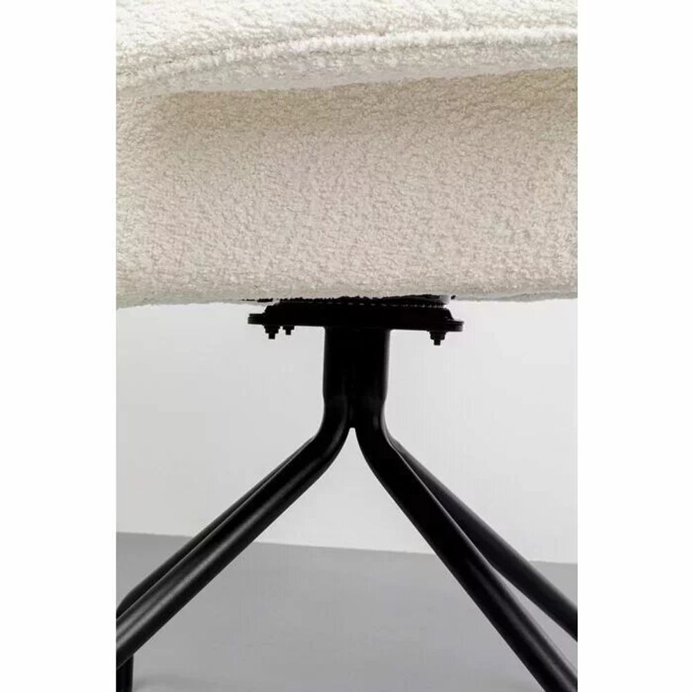 Armchairs - Swivel Chair Bess Cream - KARE DESIGN