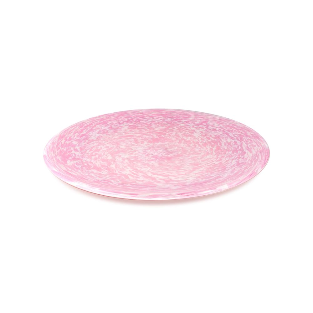 Plateaux - Ivory & Pink Large Tray - STORIES OF ITALY