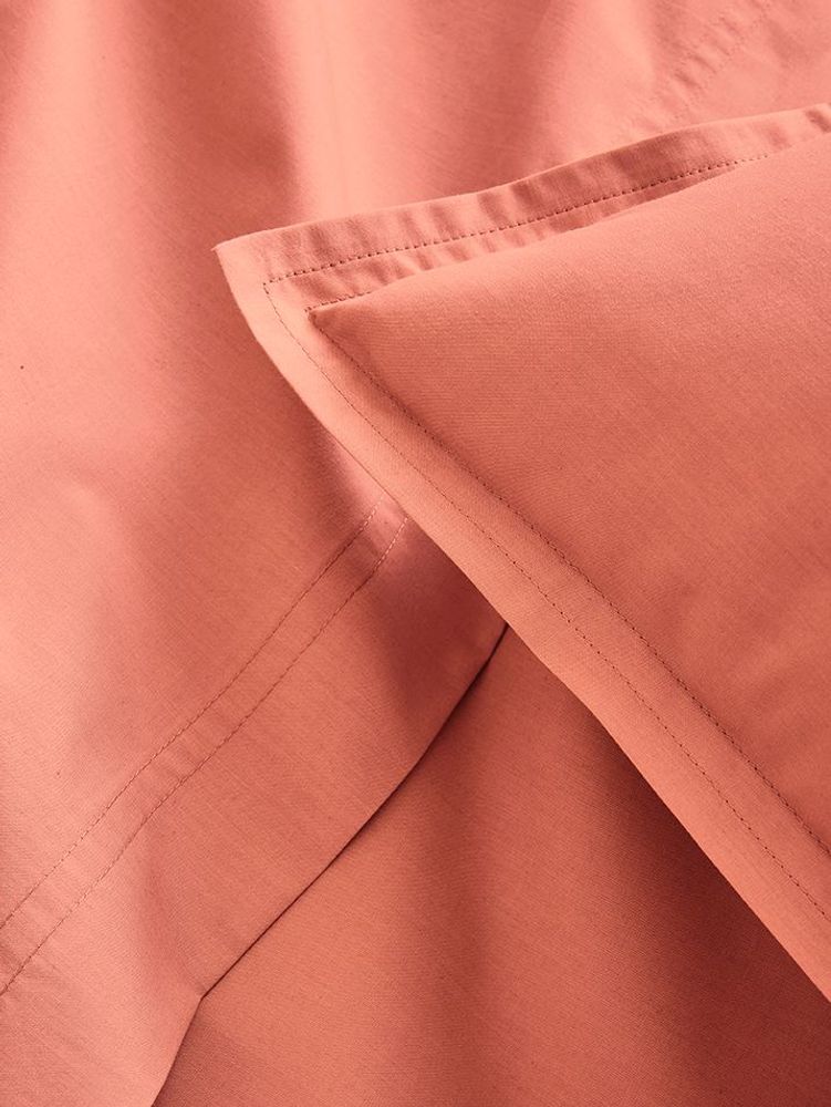 Linge de lit - Première Corail - Parure de lit en percale de coton - ESSIX