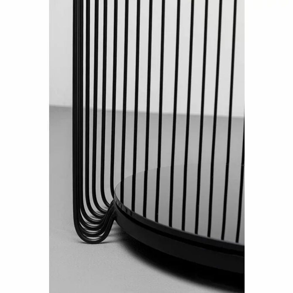 Coffee tables - Side Table Wire Double Black (2/Set) - KARE DESIGN