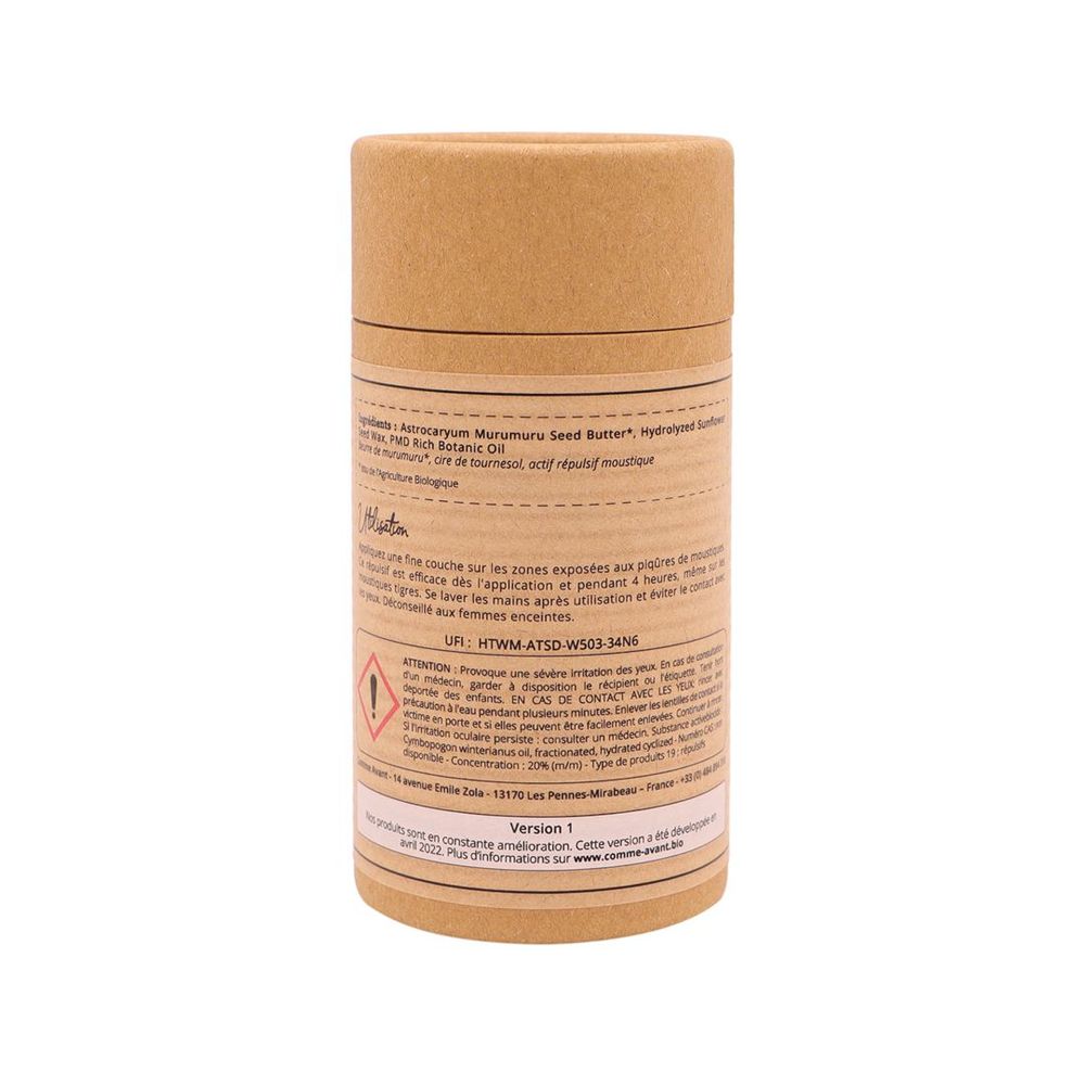 Beauty products - Organic Murumuru Butter Solid Mosquito Repellent - COMME AVANT