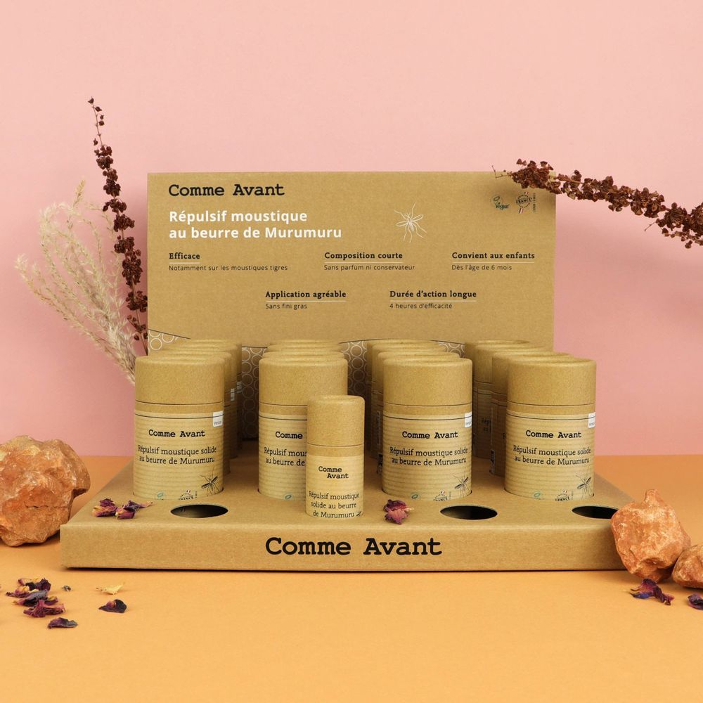Beauty products - Organic Murumuru Butter Solid Mosquito Repellent - COMME AVANT