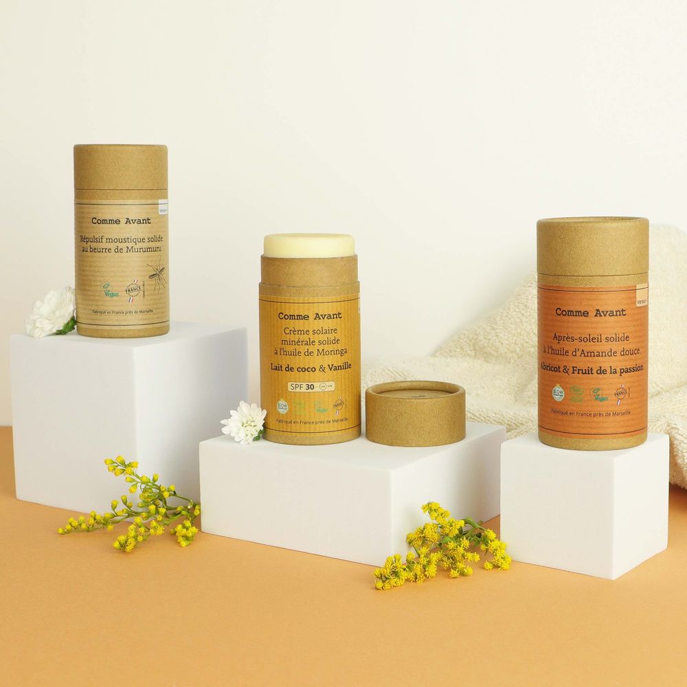 Beauty products - Organic Murumuru Butter Solid Mosquito Repellent - COMME AVANT