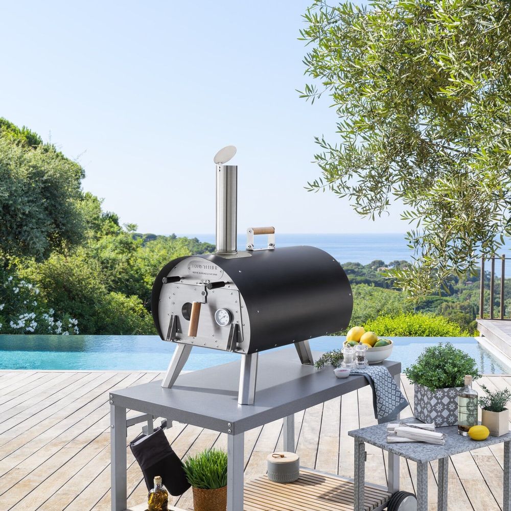 Barbecues - Marcel by Louis Tellier outdoor wood oven - LOUIS TELLIER