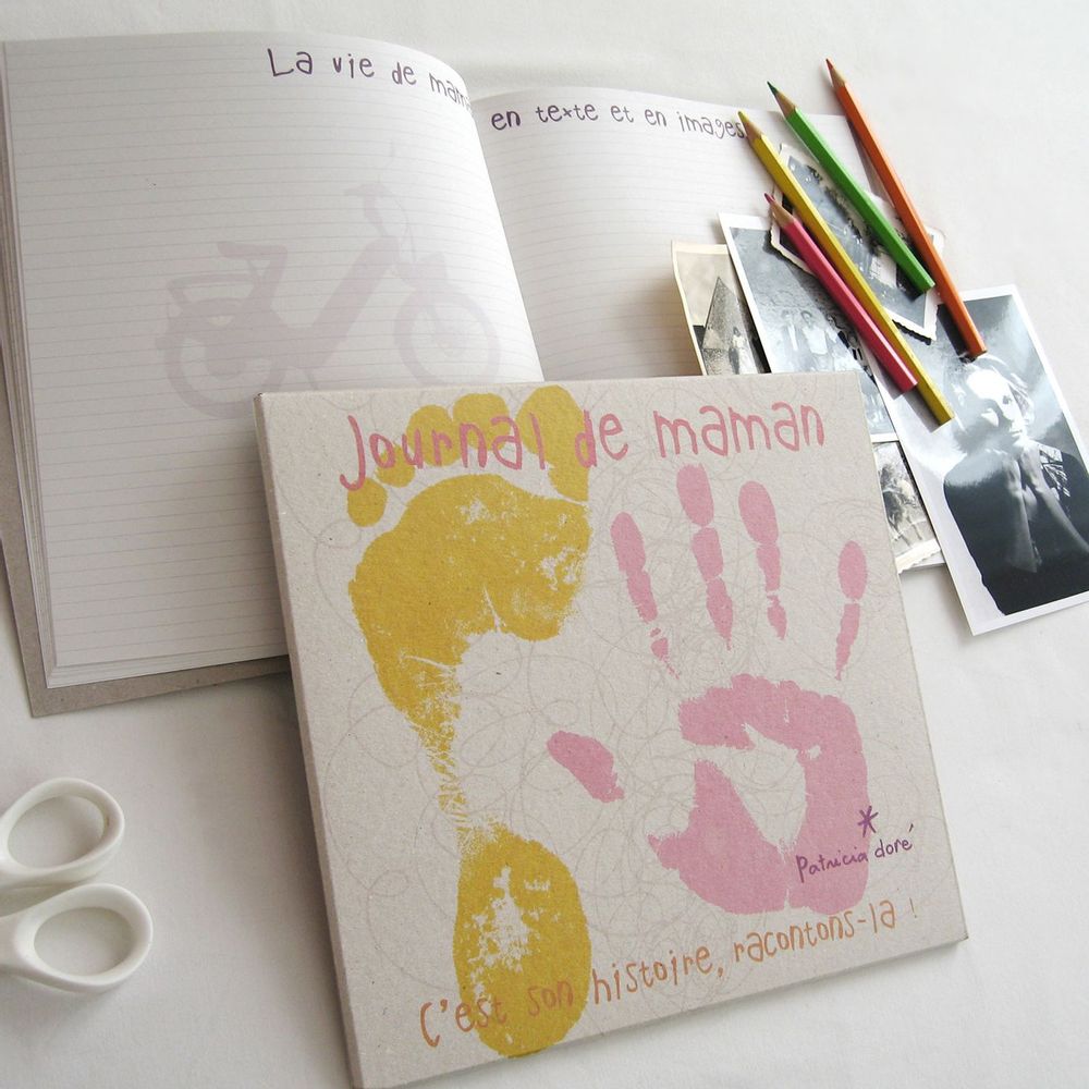 Stationery - recycled mom's journal - PATRICIA DORÉ