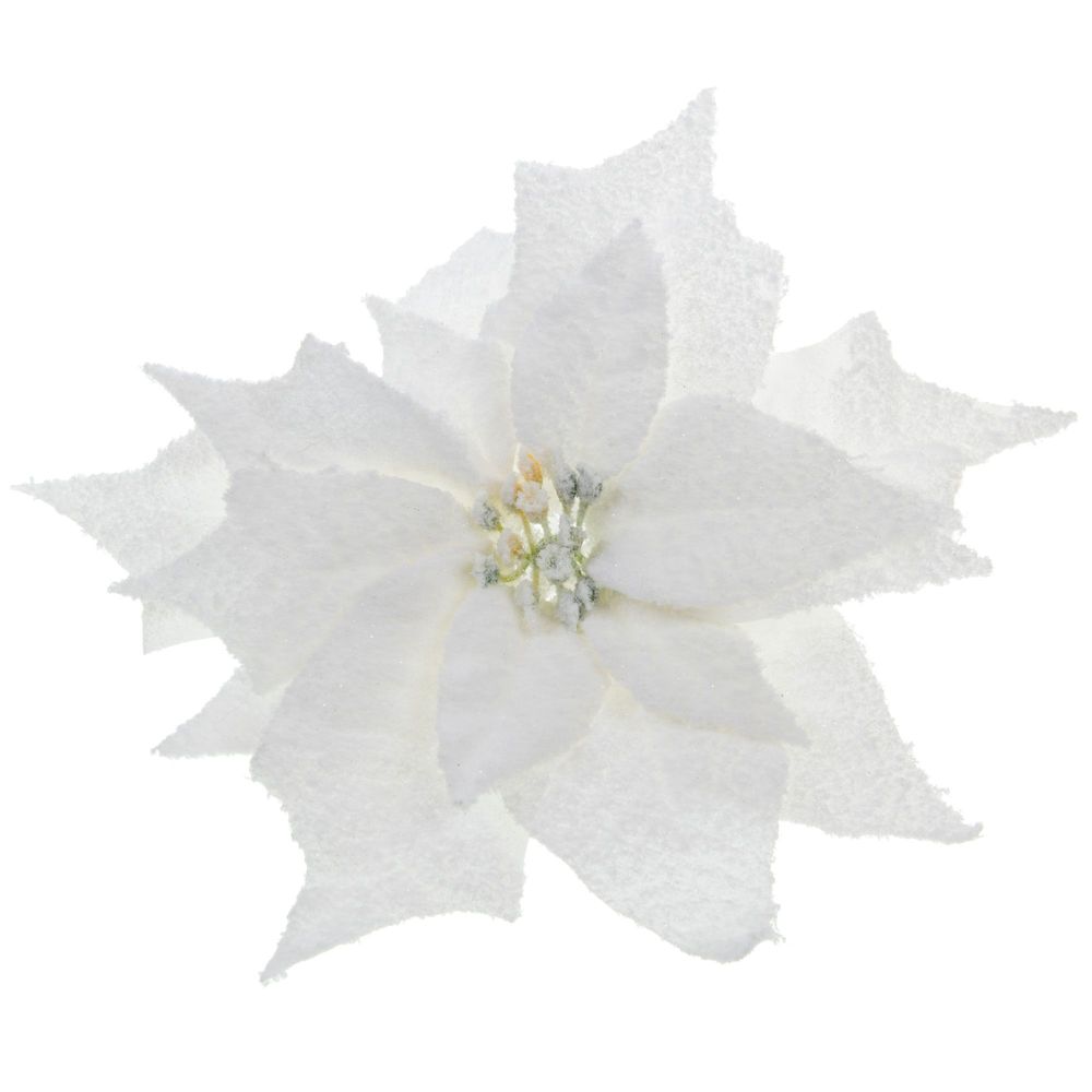 Christmas garlands and baubles - POINSETTIA ETOILE - Lou de Castellane - Christmas Tree Decoration - LOU DE CASTELLANE