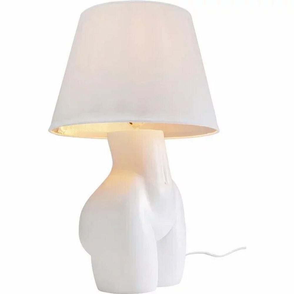 Lampes de table - Lampe à poser Donna blanc 48cm - KARE DESIGN