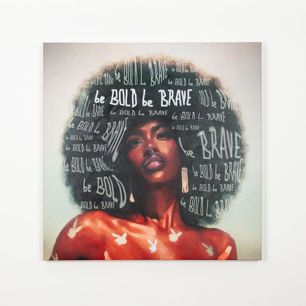 Other wall decoration - Playboy Wall Art - Be Bold Be Brave - LOCOMOCEAN