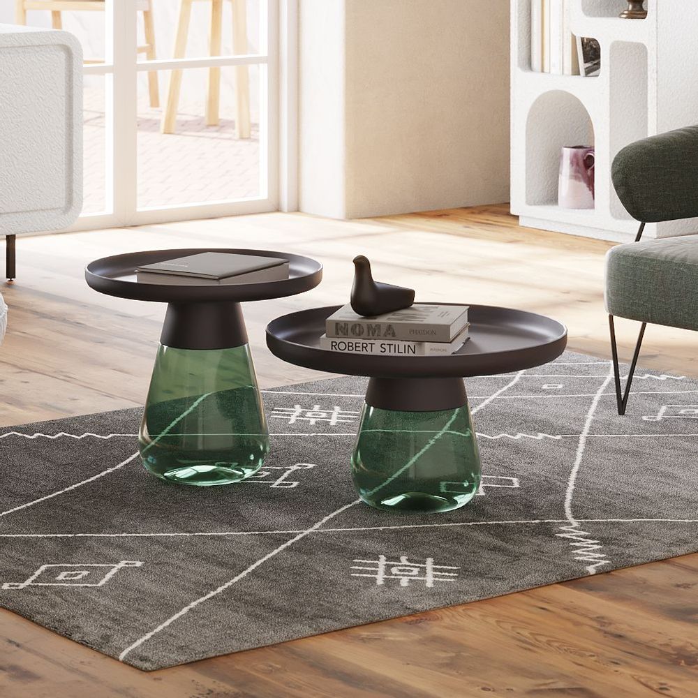 Coffee tables - Side Tables Bottiglia Green - KARE DESIGN