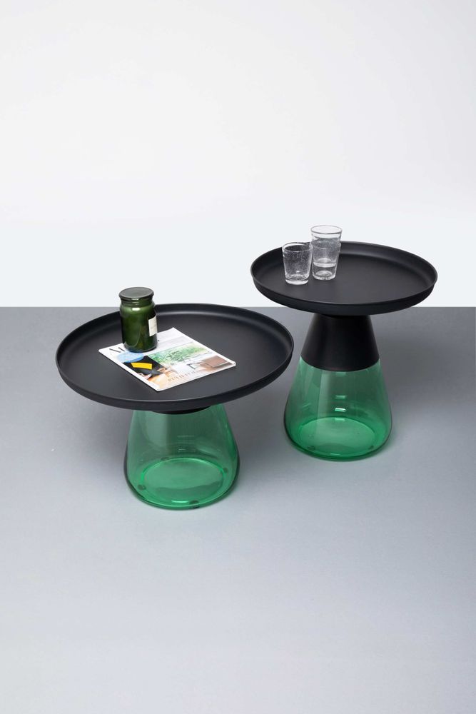 Coffee tables - Side Tables Bottiglia Green - KARE DESIGN