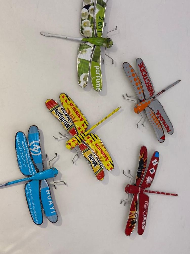 Sculptures, statuettes and miniatures - Bike in recycled cans - BOLONG