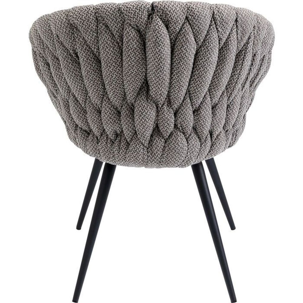Fauteuils - Chaise a. acc. Knot Tweed - KARE DESIGN