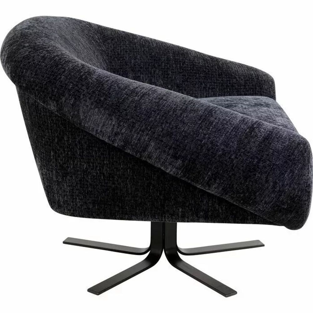Armchairs - Swivel Armchair Ciao Midnight - KARE DESIGN